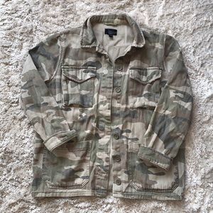 TOPSHOP Camo shacket
